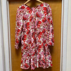 Zara floral mini dress / size XL